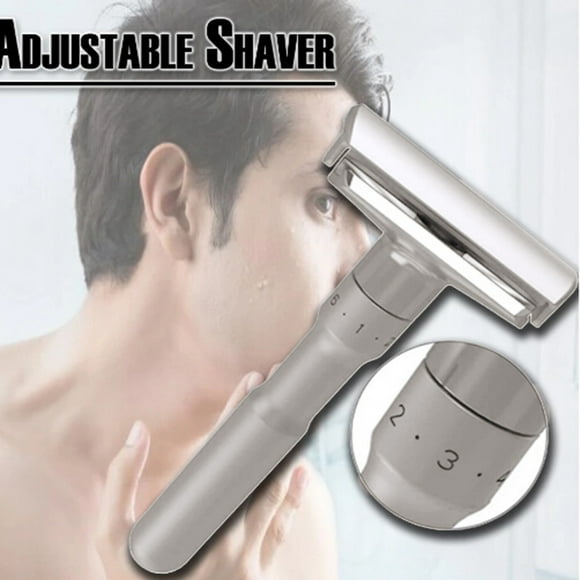 Oefntac Razors for Men Shaver 1-6 Files Mens Double Shaver Alloy