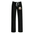 thumbnail image 2 of Xunlbb Summer Sale! Ladies' Easter Printed Double Pocket Drawstring Pants ,Black S, 2 of 5