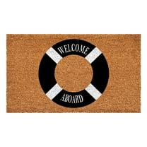 Calloway Mills Welcome Aboard Buoy Doormat, 17" x 29"