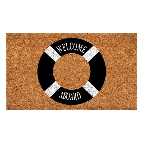 Calloway Mills Welcome Aboard Buoy Doormat, 17" x 29"
