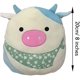 thumbnail image 3 of Cute Cow Plush Pillow Cute Cow Plush Kawaii Plushies Kawaii Big Plush Cute Plush Pillows Kawaii Cow Plush Cow Plushie Almohada de vaca rellena Xemadio WRMH-1380-2, 3 of 3