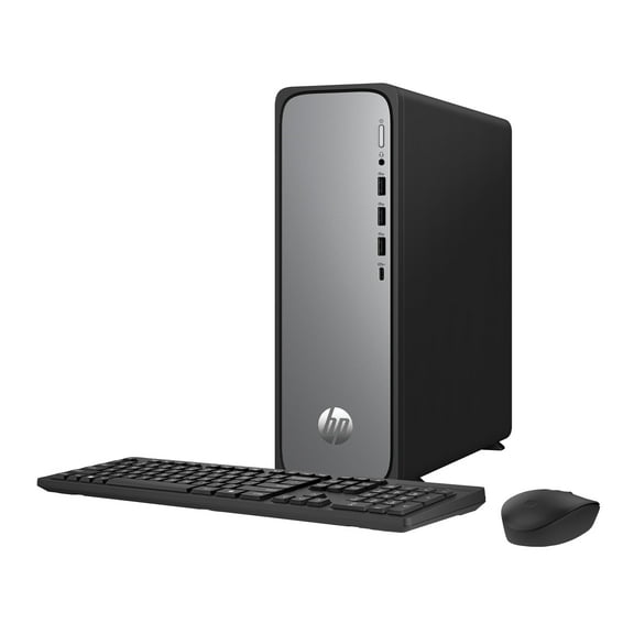 Restored HP OmniDesk Slim S03-0006 Desktop Intel Core i3-14100 8GB RAM 256GB SSD Windows 11 Home, Black (Refurbished)