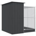 thumbnail image 3 of vidaXL Aviary with Extension Silver 209x203x216 cm Steel, 3 of 5