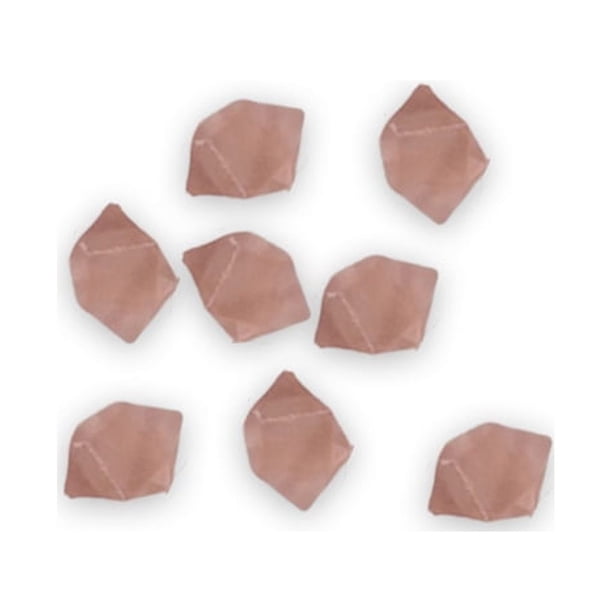 Injueey 100 piezas piedras luminosas rocas decorativas luz solar ornamento jardín interior exterior camino decoración fiesta pasarela Jardín y Patio Rosa claro