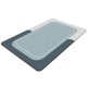 thumbnail image 1 of Alfombra de terciopelo de cristal, súper absorbente, con respaldo de goma seca, antideslizante, lavable, para baño, para ducha, frente a la bañera, 24 x 35 pulgadas., 1 of 4