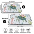 thumbnail image 3 of Balery Turtle And Sea Life Windshield Sun Shade, Car Front Window Sunshade Cover ,Automotive Interior Portected Blocks Uv Rays For Car Pickup Truck Suv Accessories- Small, 3 of 7