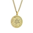 thumbnail image 1 of Colliers pour Femmes 31MM hexagonal Ange Rond Alliage Tricolore Collier, 1 of 1