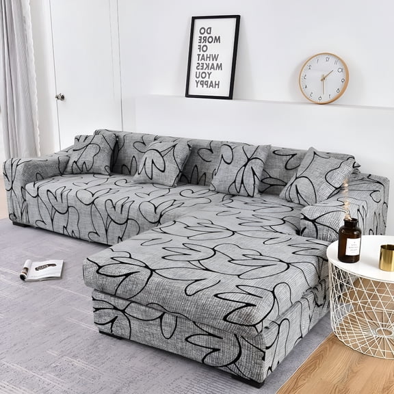 AUQ 2026 New Sofa Cover Elastic Couch Cover Sectional Chair Cover Big Sofas Sofa Cover L-Shape Sofa Cushion Cover Sofa Covers for Living Room
