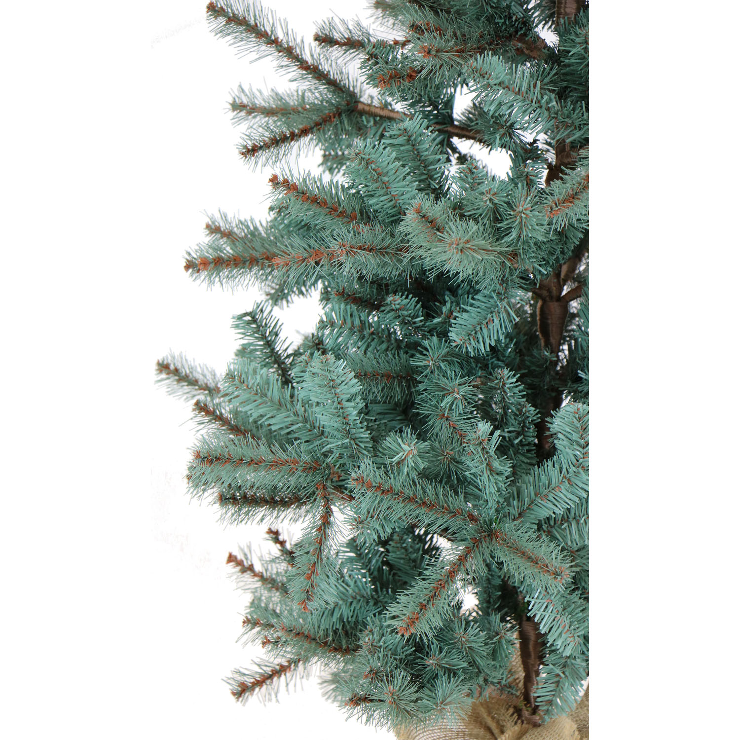 Fraser Hill Farm Set of Two 4-Ft. Heritage Pine Artificial Trees with Burlap Bases - image 3 of 4