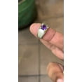 thumbnail image 3 of Natural Amethyst Ring Men's Ring 925 Sterling Silver Ring Wedding Ring Men Signet Ring Anniversary Ring Gift For Him, 3 of 3