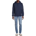 thumbnail image 3 of Tahari Men's Fleece Pullover Hoodie with Cargo Pocket on Sleeve, Sizes S-3X, 3 of 6