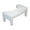 White, variant on Squatty Potty Toilet Stool for Bathroom,Portable Travel Poop Step Stool for Adults,Foot Rest for Natural Posture,Comfortable Leg Raiser for Easy Elimination,Ideal for Home and Travel.