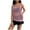 Hot Pink, variant on Tank Tops for Women Women's Tees And Tanks Women's Sunshade Shirt Lace-up Knitted Shirt Beach Dress Short-sleeved Shawl Loose Casual Hot Pink XL