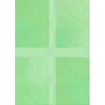 thumbnail image 1 of Ahgly Company Machine Washable Indoor Rectangle Transitional Green Area Rugs, 8' x 10', 1 of 7