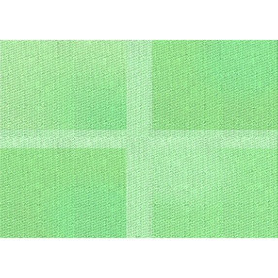 Ahgly Company Machine Washable Indoor Rectangle Transitional Green Area Rugs, 8' x 12'