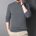 thumbnail image 2 of Men's Mock Neck Pullover Sweater Long Sleeve Slim Fit Solid Color Knit Top, 2 of 5