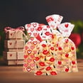 thumbnail image 1 of HOARBOEG 50pcs OPP Valentine's Day Cookies Gift Gift Packaging Candy Bag, 1 of 6