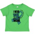 thumbnail image 3 of Inktastic I Wear Teal For My Mom Ovarian Cancer Awareness Boys or Girls Toddler T-Shirt, 3 of 5