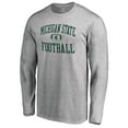 thumbnail image 2 of Men's Ash Michigan State Spartans First Sprint Long Sleeve T-Shirt, 2 of 3