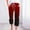 A01_Wine, variant on ylioge Womens Capris Pockets Straight Ombre High Waist Pants Linen Casual Relaxed Fit Summer Going Out Trousers Pantalones