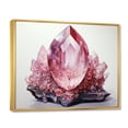 thumbnail image 2 of Designart "Rose Quartz Spiritual Stone" Spiritual Stone Floater Framed Canvas Art Print, 2 of 7