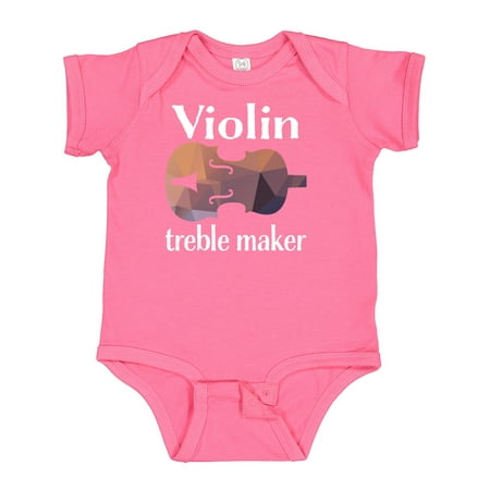 

Inktastic Violin Treble Maker Funny Violinist Music Gift Gift Baby Boy or Baby Girl Bodysuit
