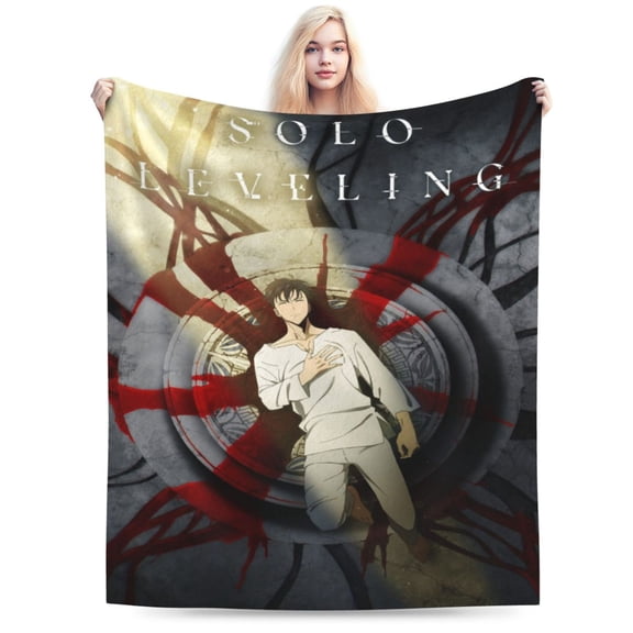 Solo Leveling Blanket, Super Soft Throw Blanket For Couch Sofa Bed, Cozy Lightweight Warm Flannel Blanket, 40"X30"