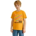 thumbnail image 3 of CAIXIA 100 Days of School Shirt for Toddler Boys Girls Kindergarten School Celebration Student T-Shirt,Yellow, 3 of 7