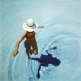 thumbnail image 2 of Atelier B Art Studio 20x20 Black Ornate Wood Framed with Double Matting Museum Art Print Titled - ON VACATION, 2 of 4