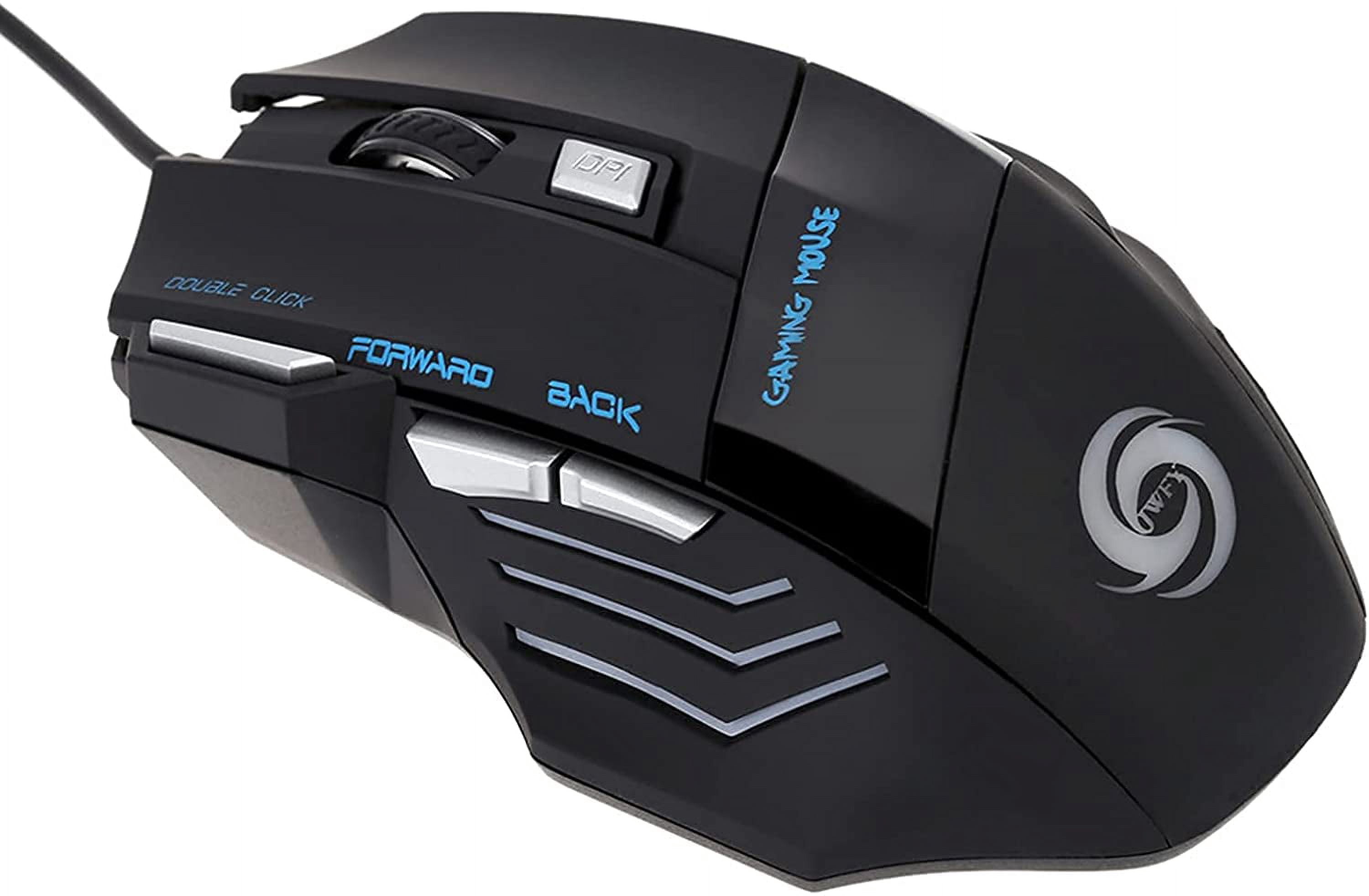Wired Gaming Mouse 5500DPI 7-key Desktop Computer Notebook Gaming Mouse Color Changing Light Effect USB Interface Mouse