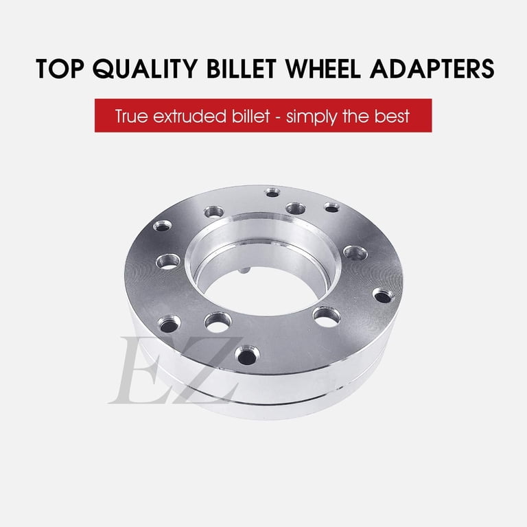 4 EZAccessory Hub Centric Wheel Adapters – 5x135 To 6x135, 2” Thick, 14mm Studs, Fits 6-Lug Wheels On 5-Lug F-150