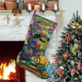 thumbnail image 1 of Tortugas Ninja Adolescentes Mutantes Tema: Calcetines de Navidad, fino lino blanco para colgar en escaleras y chimenea, decoración navideña para el hogar, regalo de Navidad. 54cm × 38cm, 1 of 5