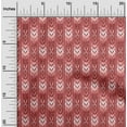 thumbnail image 2 of oneOone Viscose Jersey Dark Peach Fabric Abstract Craft Projects Decor Fabric Printed By The Yard 60 Inch Wide, 2 of 5