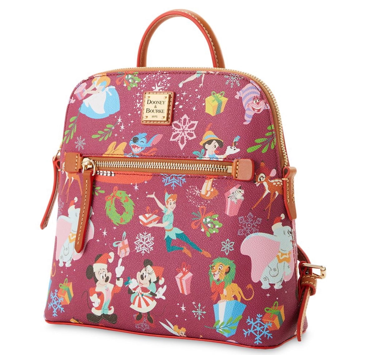 Dooney and bourke pink backpack hot sale