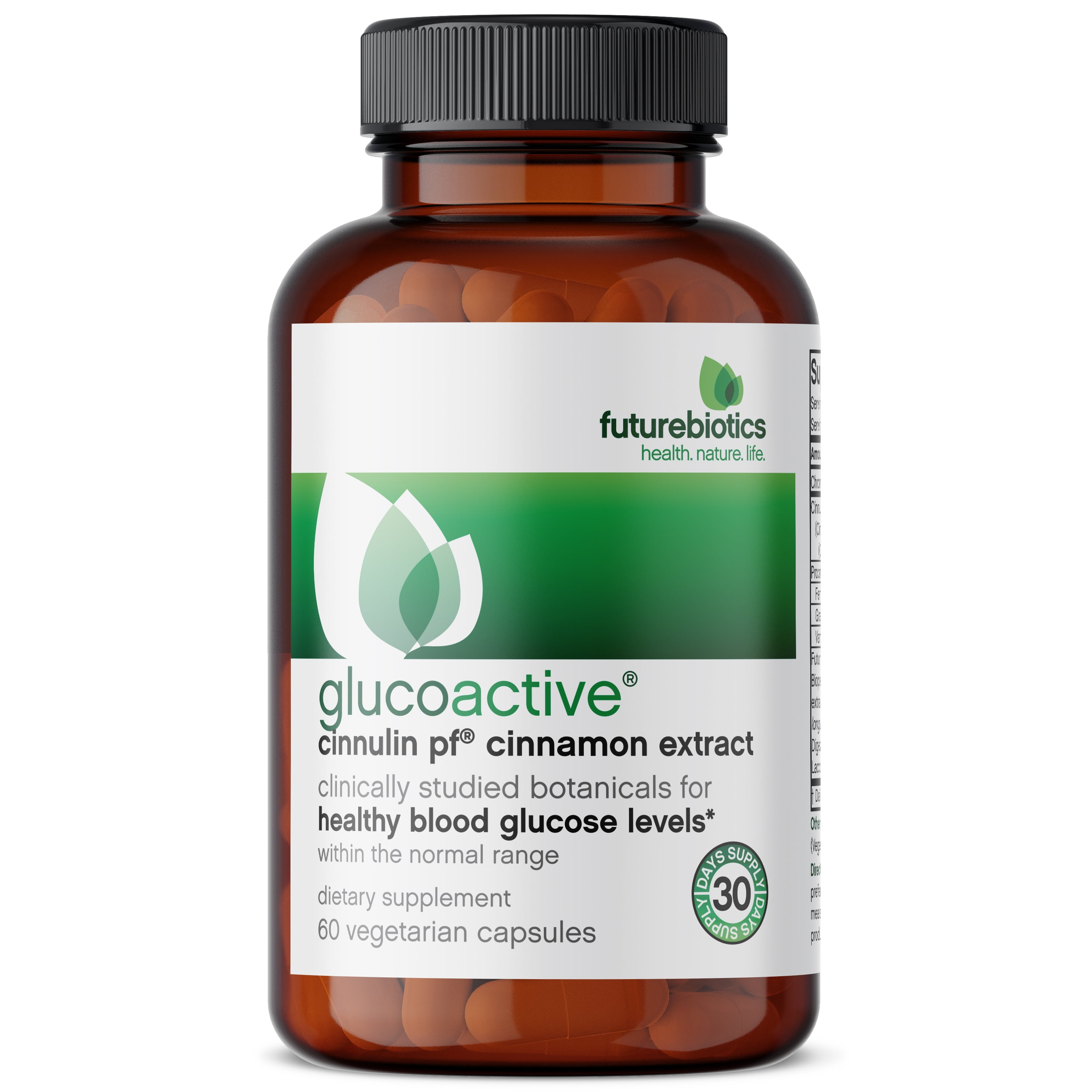 Futurebiotics GlucoActive Diabetes Supplement, Blood Sugar Support