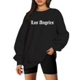 thumbnail image 1 of Gibobby Casual Sudadera para Mujer Suéter de Navidad para mujer cuello redondo manga larga suéter de Navidad casual para Navidad simple(Negro,XG), 1 of 4