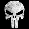 thumbnail image 2 of Marvel Big  Tall Classic Punisher Distresskull Mens Tops Short Sleeve Tee Shirt, Black, 3X-Large, 2 of 4