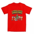 thumbnail image 3 of Camiseta especial de Navidad de Peanuts Charlie Brown Snoopy para hombres y mujeres, camiseta novedosa, camiseta de cuello redondo, camiseta de algodón, ropa recién llegada, 3 of 5