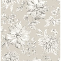 Fine Decor Gabriela Champagne Floral Wallpaper