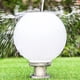 thumbnail image 4 of Farol de exterior impermeable IP55, luz LED de acero inoxidable alimentada por energía solar para postes de puertas y casas de campo, 4 of 5