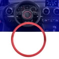 thumbnail image 5 of Aluminum Alloy Car Steering Wheel Ring Cover Trim for Audi A1 A3 A4 A5 A6 Q3 Q5 Red, 5 of 5