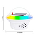 thumbnail image 3 of Mlkoz LED Solar Light Remote Control Swimming Pool Light RGB Colorful Color Changing Light Floating Bathtub Light for Inground Pool,Pond,Fountains,Hot Tubs on Clearance, 3 of 5