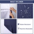 thumbnail image 5 of Shower Curtain with Snap-in Liner, Heavy Duty Waterproof Metal Grommets Bath Curtain, 5 of 9
