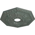 thumbnail image 3 of Ekena Millwork 18"OD x 3 1/2"ID x 1 1/2"P Nottingham Ceiling Medallion (Fits Canopies up to 4 5/8"), Hand-Painted Cloud Burst Crackle, 3 of 5
