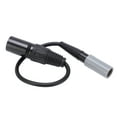 thumbnail image 4 of Headset Extension Cord, Durable Portable Tensile Resistant Anti Interference 11.8in Length 5Pin XLR Male To 6Pin Headphone Adapter  For Airbus, 4 of 8