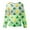 Light Green, variant on yuCgh Women's St. Patrick's Day Printed Long Sleeve Stand Collar Work Top, Single Breasted Nursing Jacket, Casual Uniform,Army Green L
