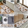 thumbnail image 6 of Brown Mushroom Flower Light Pattern Kitchen Rug Mat,Kitchen Runner Rugs Non Skid Washable,Decorative Kitchen Floor Mats for Kitchen,Sink,Laundry,17"x47.2", 6 of 7