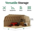 thumbnail image 5 of Little Cottage Co. 12x18 Classic Gambrel Barn with 4 ft. Sidewalls, Outdoor Wood Storage Shed Do-It-Yourself Precut Kit, 5 of 13