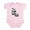 Petal Pink, variant on CafePress - Dirtbike Wheeling In Mud Infant Bodysuit - Baby Light Bodysuit, Size Newborn - 24 Months