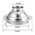 thumbnail image 1 of Hotte d'Évacuation de Cuisine Sphérique Réglable de 200 mm pour Ventilation, 1 of 3